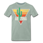 Phoenix, Arizona - Men's Premium T-Shirt - steel green