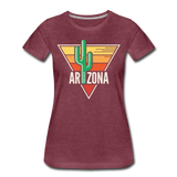 Phoenix, Arizona - Women’s Premium T-Shirt - heather burgundy