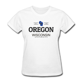 Oregon, WIsconsin - Women's T-Shirt - white