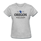 Oregon, WIsconsin - Women's T-Shirt - heather gray