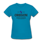 Oregon, WIsconsin - Women's T-Shirt - turquoise