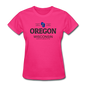 Oregon, WIsconsin - Women's T-Shirt - fuchsia