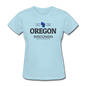 Oregon, WIsconsin - Women's T-Shirt - powder blue