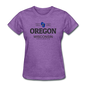 Oregon, WIsconsin - Women's T-Shirt - purple heather