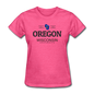 Oregon, WIsconsin - Women's T-Shirt - heather pink