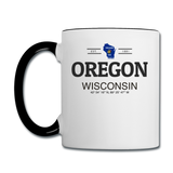 Oregon, Wisconsin - Contrast Coffee Mug - white/black