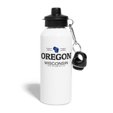 Oregon, Wisconsin - Water Bottle - white