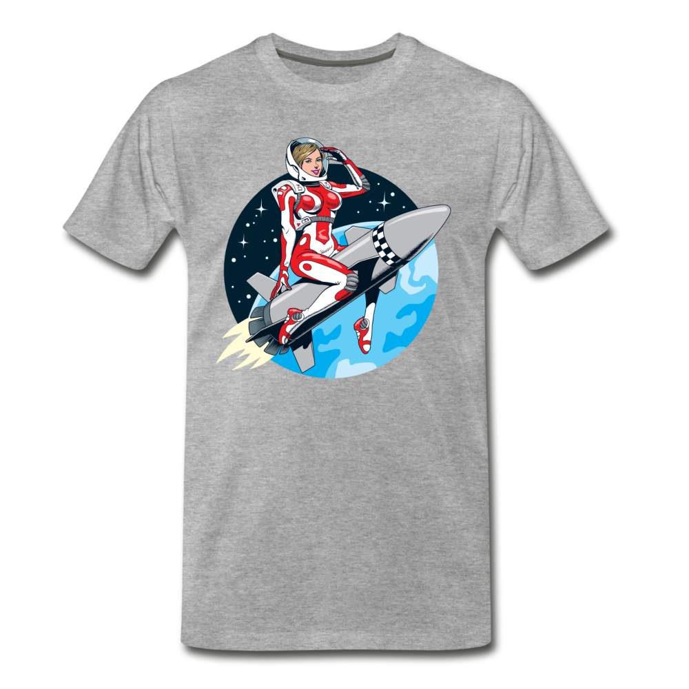 Rocket Girl - Men's Premium T-Shirt - heather gray