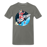 Rocket Girl - Men's Premium T-Shirt - asphalt gray