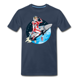 Rocket Girl - Men's Premium T-Shirt - navy