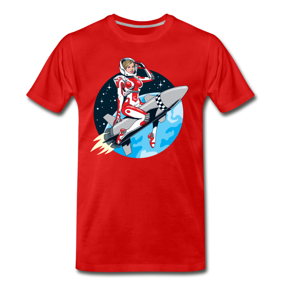 Rocket Girl - Men's Premium T-Shirt - red