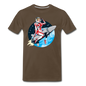 Rocket Girl - Men's Premium T-Shirt - noble brown