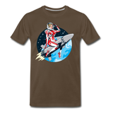 Rocket Girl - Men's Premium T-Shirt - noble brown