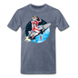 Rocket Girl - Men's Premium T-Shirt - heather blue