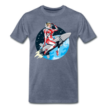 Rocket Girl - Men's Premium T-Shirt - heather blue