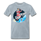 Rocket Girl - Men's Premium T-Shirt - heather ice blue