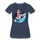 Rocket Girl - Women’s Premium T-Shirt - navy