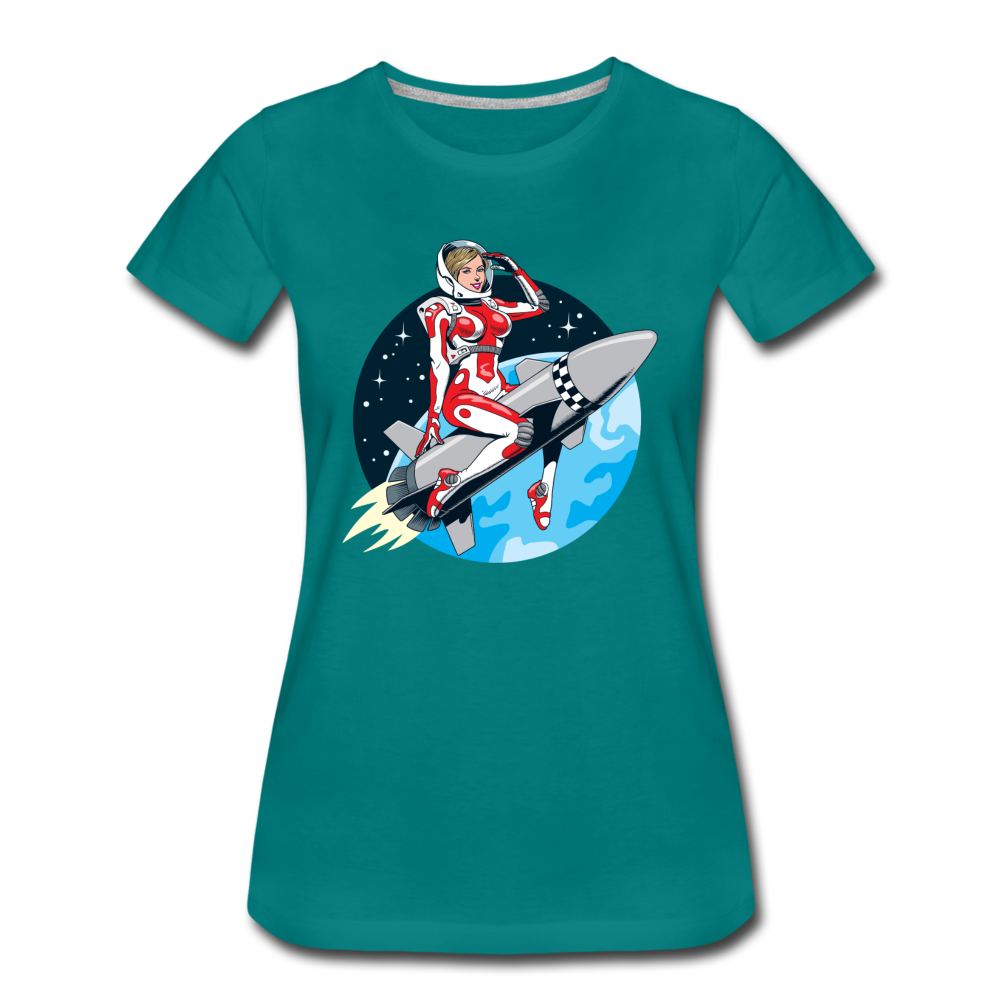 Rocket Girl - Women’s Premium T-Shirt - teal