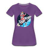 Rocket Girl - Women’s Premium T-Shirt - purple