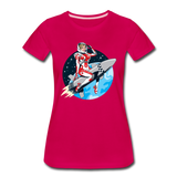 Rocket Girl - Women’s Premium T-Shirt - dark pink