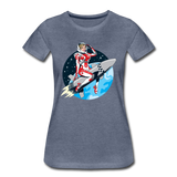 Rocket Girl - Women’s Premium T-Shirt - heather blue