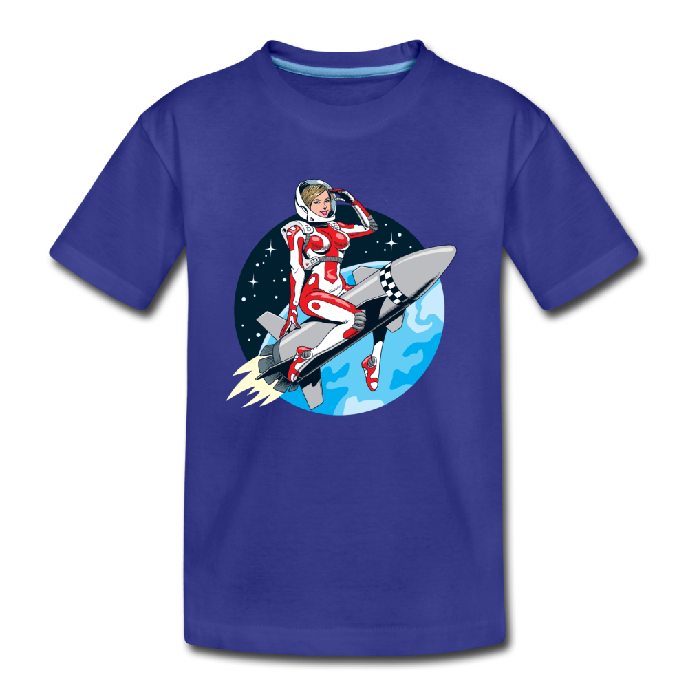 Rocket Girl - Kids' Premium T-Shirt - royal blue