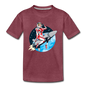 Rocket Girl - Kids' Premium T-Shirt - heather burgundy