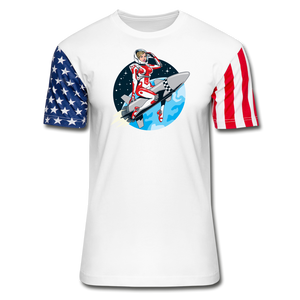 Rocket Girl - Stars & Stripes T-Shirt - white