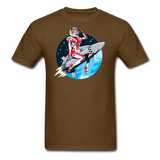 Rocket Girl - Men's T-Shirt - brown
