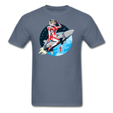 Rocket Girl - Men's T-Shirt - denim