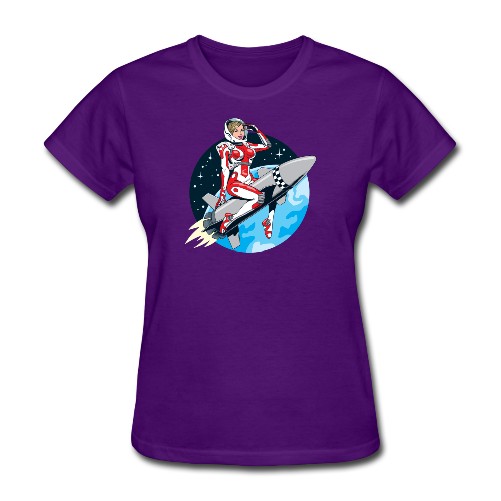 Rocket Girl - Women's T-Shirt - purple