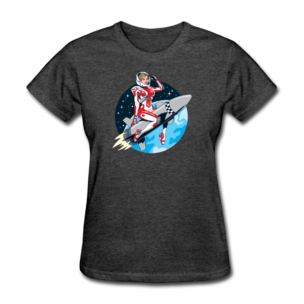 Rocket Girl - Women's T-Shirt - heather black