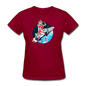 Rocket Girl - Women's T-Shirt - dark red