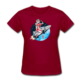 Rocket Girl - Women's T-Shirt - dark red