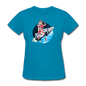 Rocket Girl - Women's T-Shirt - turquoise