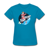 Rocket Girl - Women's T-Shirt - turquoise