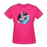 Rocket Girl - Women's T-Shirt - fuchsia