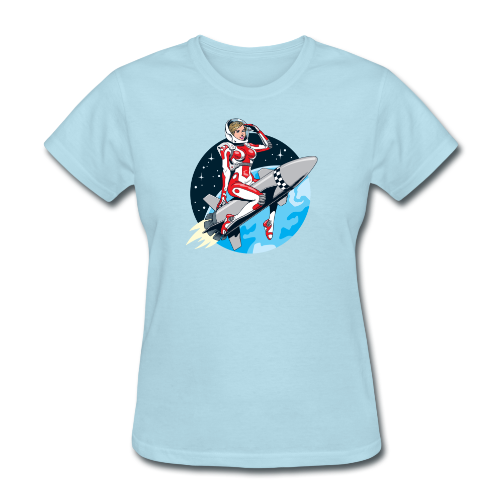 Rocket Girl - Women's T-Shirt - powder blue