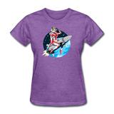 Rocket Girl - Women's T-Shirt - purple heather