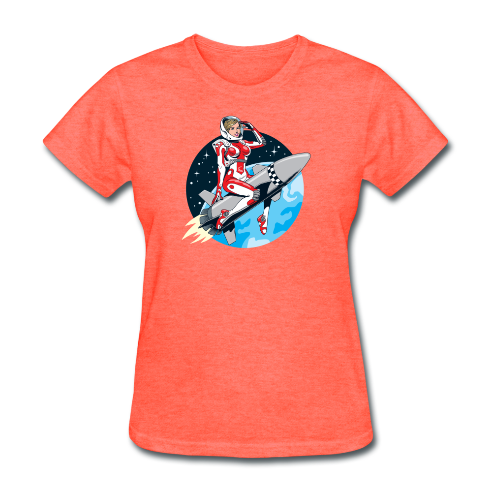 Rocket Girl - Women's T-Shirt - heather coral