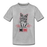 Angry Cat - Kids' Premium T-Shirt - heather gray
