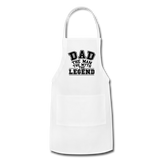 Dad the Legend - Adjustable Apron - white