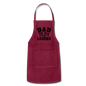 Dad the Legend - Adjustable Apron - burgundy