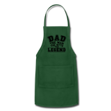 Dad the Legend - Adjustable Apron - forest green