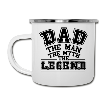 Dad the Legend - Camper Mug - white