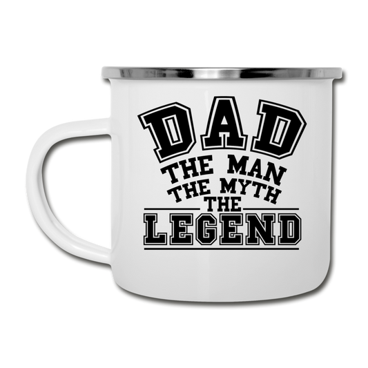 Dad the Legend - Camper Mug - white