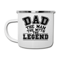 Dad the Legend - Camper Mug - white