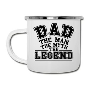 Dad the Legend - Camper Mug - white