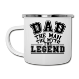 Dad the Legend - Camper Mug - white