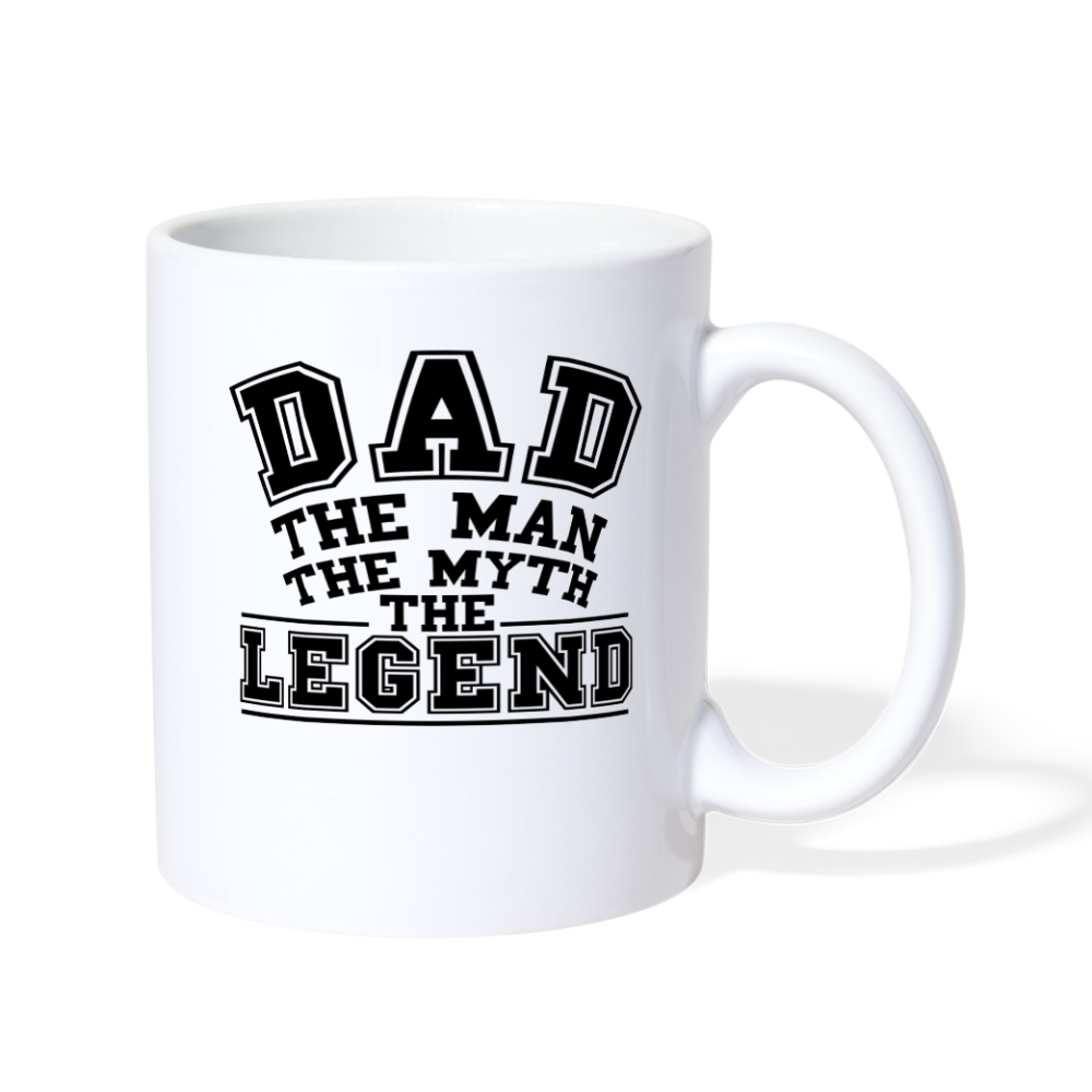 Dad the Legend - Coffee/Tea Mug - white